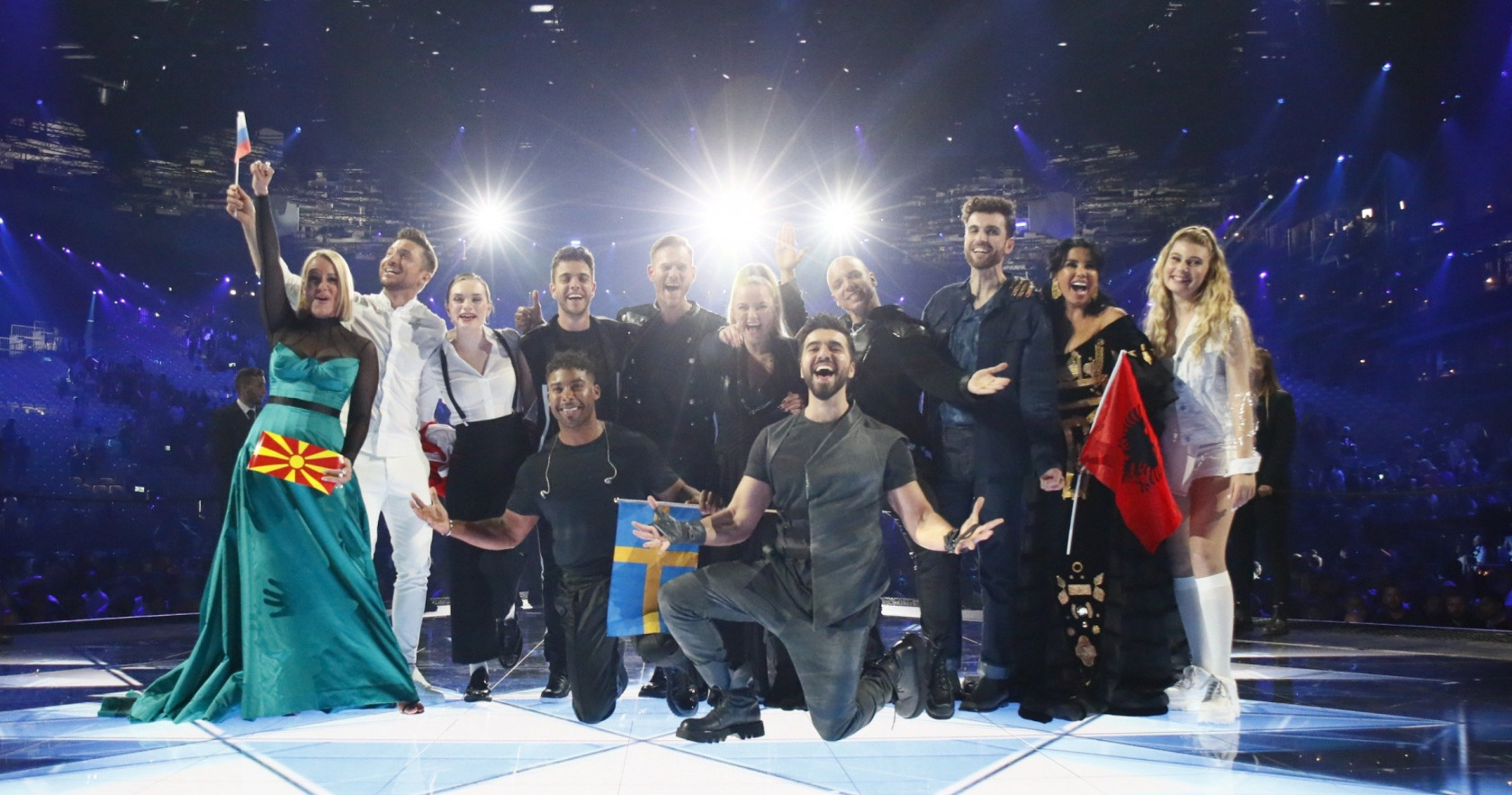 Die 10 Sieger des zweiten Semifinales | Foto: Andres Putting / EBU